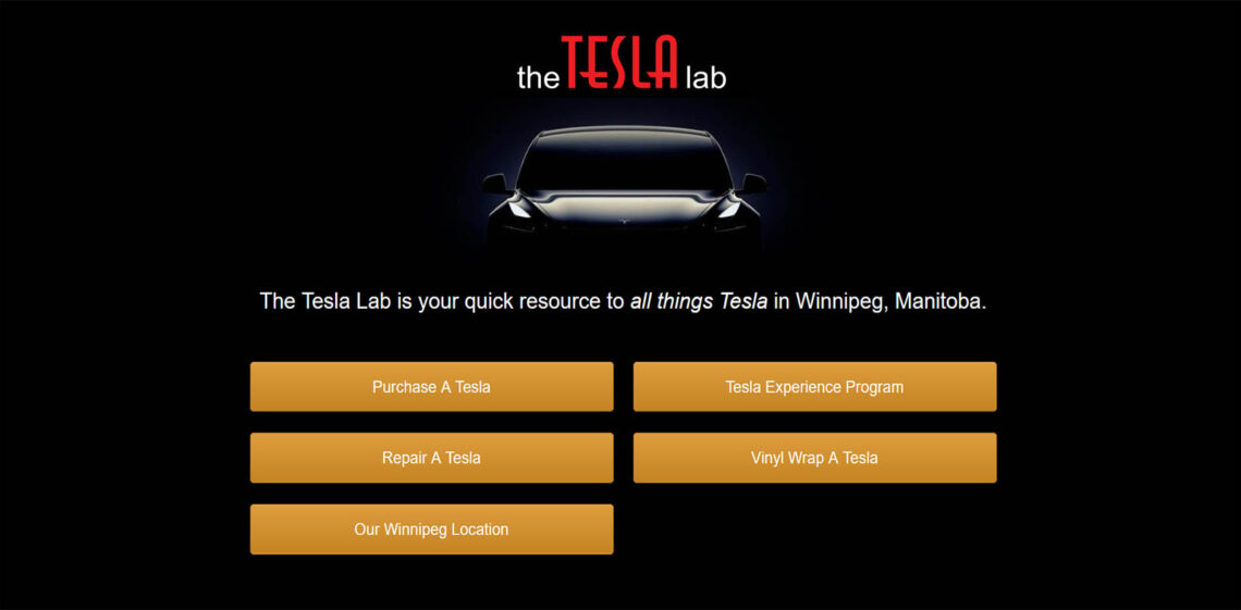 Tesla Lab website